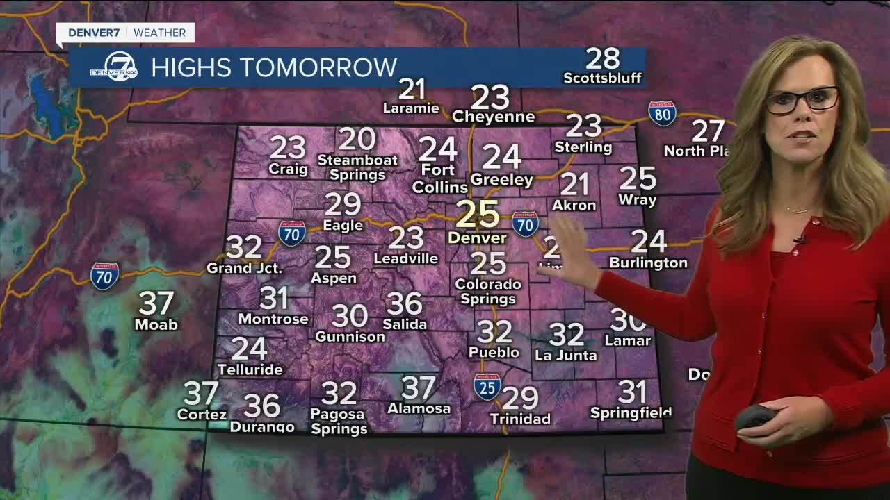 Highs on Saturday