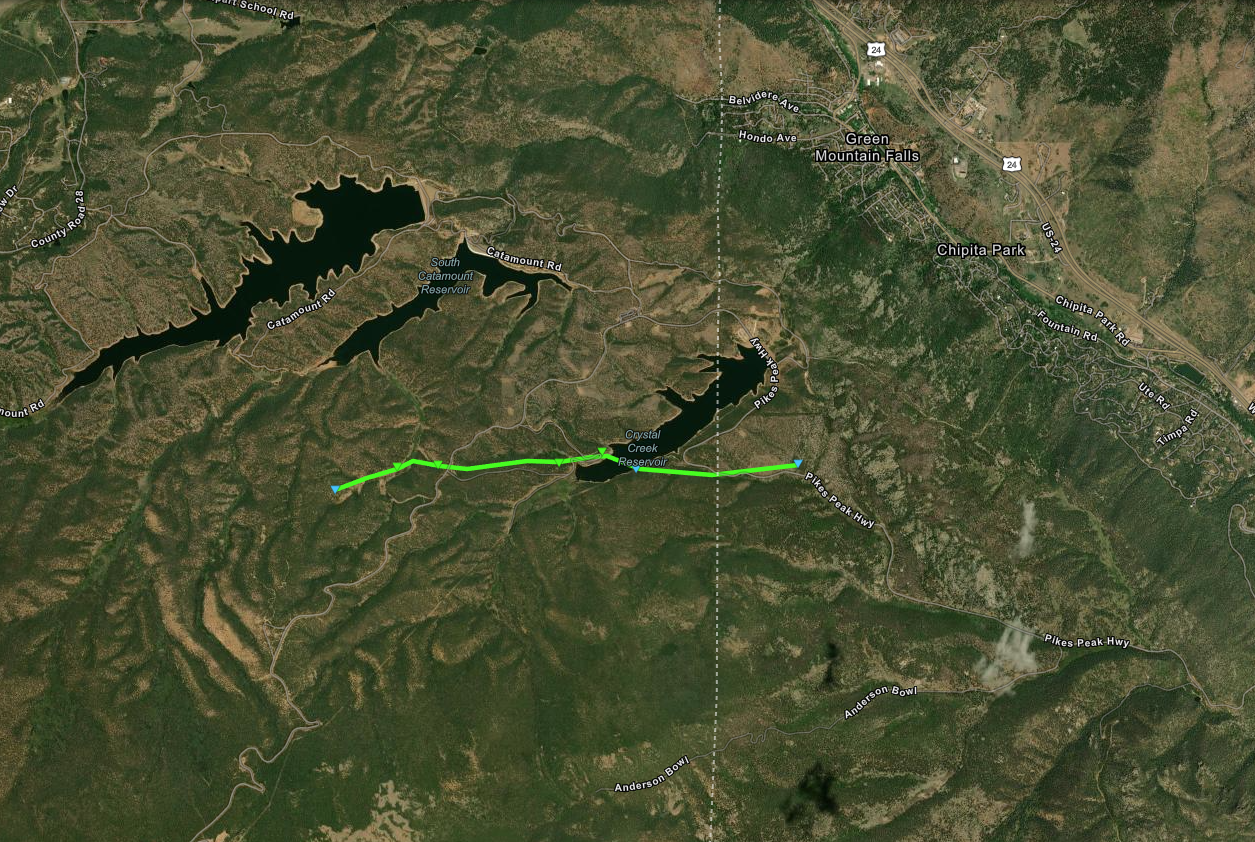 Pikes Peak tornado path_National Weather Service