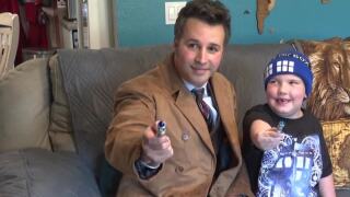 Autistic boy gets to meet his hero, Doctor Who