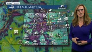 Highs on Monday