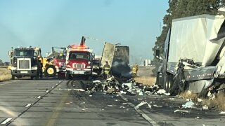 I-70 WB closed near Kansas border due to semi fire oct 10 2022