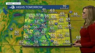 Highs on Monday