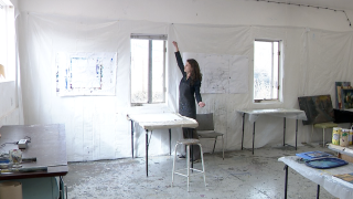 Lael Har in her Boulder studio 