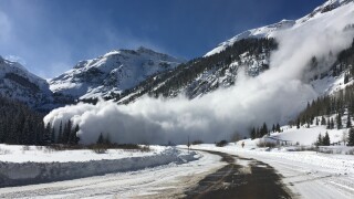 Eagle Slide avalanche on US 550