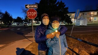 Couple with Candles