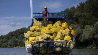 Hungary River Plastic Waste