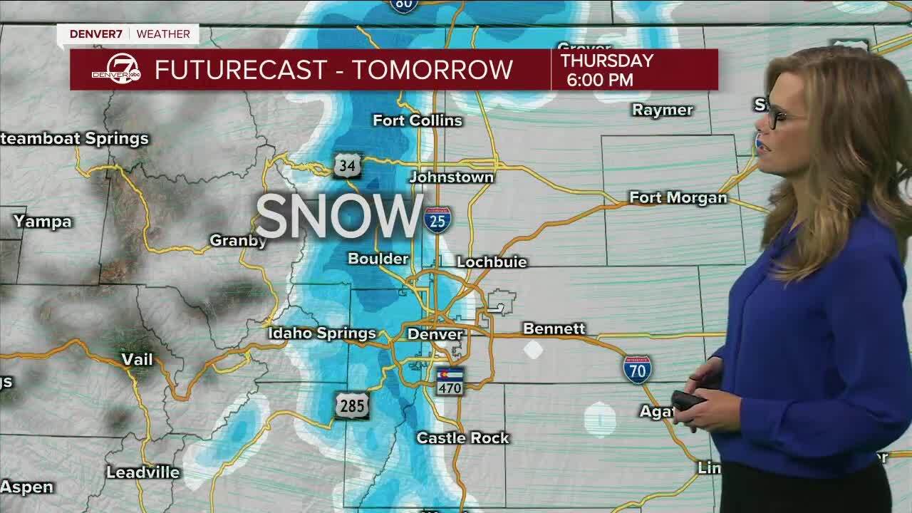 Snow for Thanksgiving evening