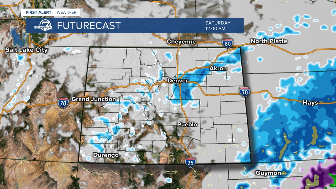 Futurecast: Noon tomorrow