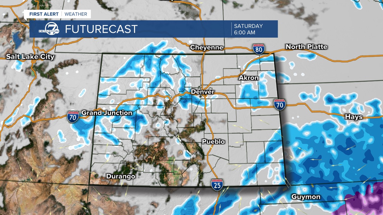 Futurecast: 6 a.m. tomorrow