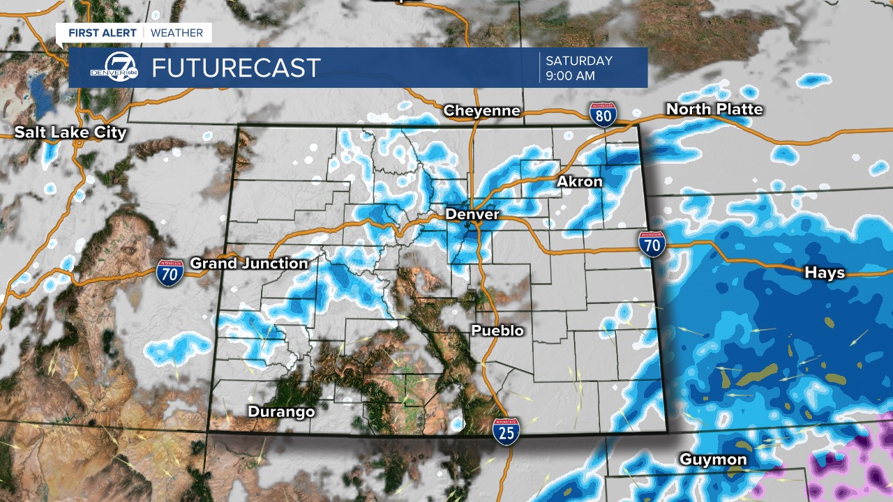 Futurecast: 9 a.m. tomorrow